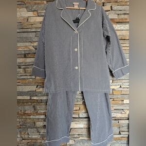 Bedhead Classic Women's Check Pajama Set - Black & White, Size L